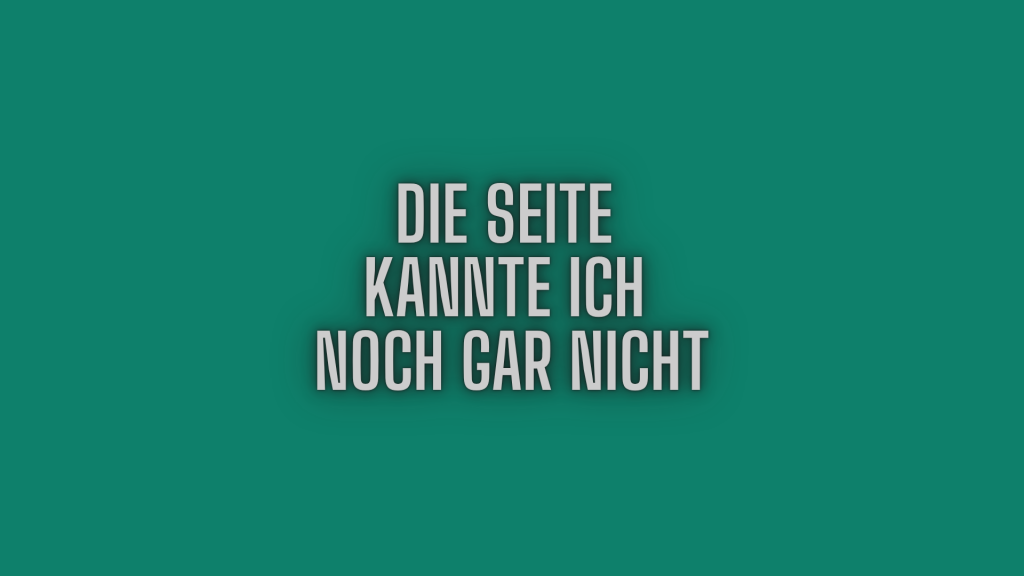 Die Seite kannte ich noch gar nicht.