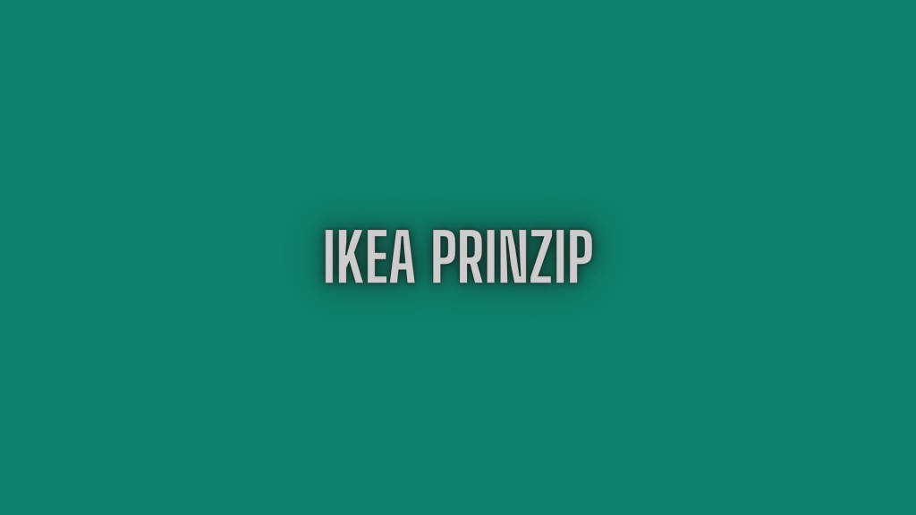 IKEA Prinzip